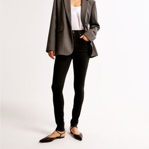 Abercrombie Simone High Rise Super Skinny Jean (Black)